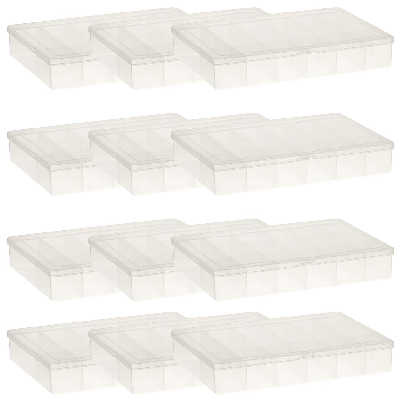 12 Pack: 17-Compartment Bead Organizer by Bead Landing™